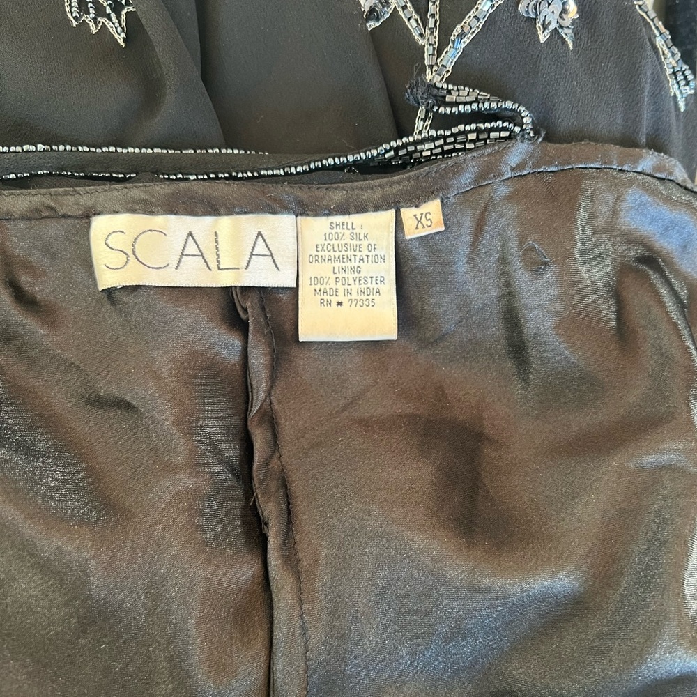 Scala Sequins One Shoulder Asymmetrical Dress - image 6